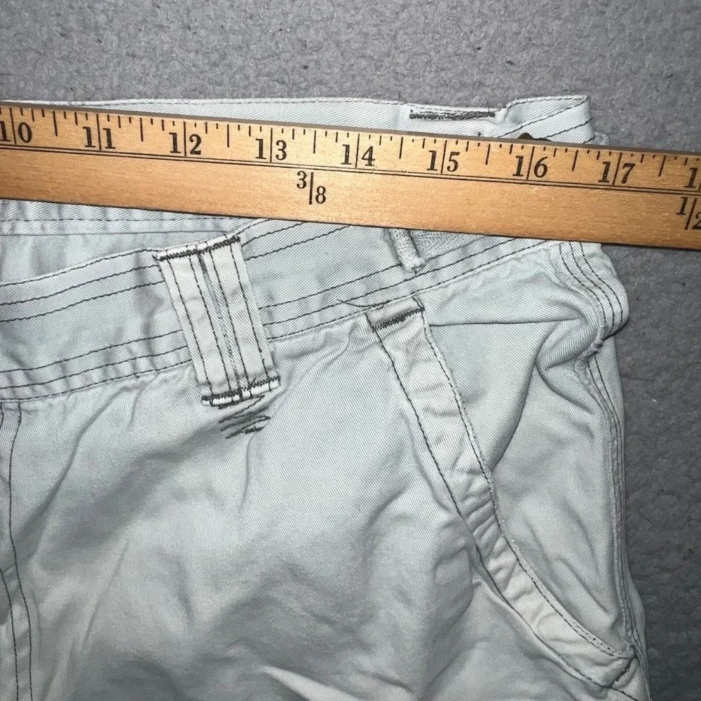 VTG Yacht Master Shorts Men's Sz 46 (34x12) Beige Cargo Pockets Utility Gorp Y2k